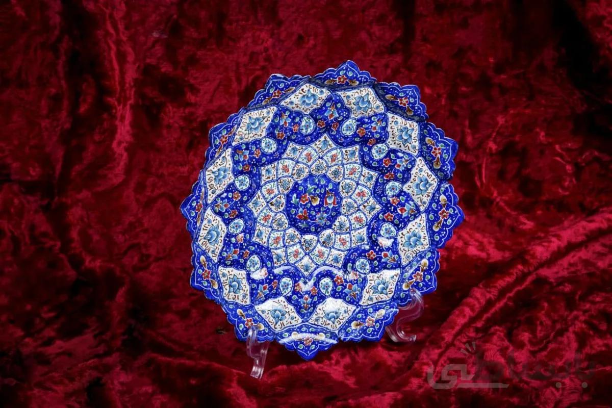 بشقاب میناکاری کد 72