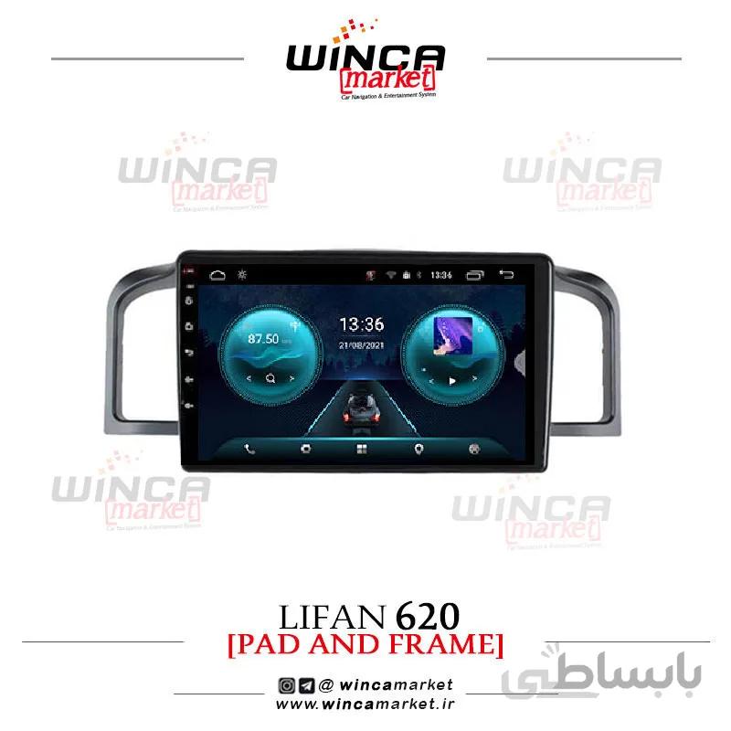 مانیتور فابریک اندروید لیفان 620 سری اس S400 پلاس وینکا WINCA مدل RS855