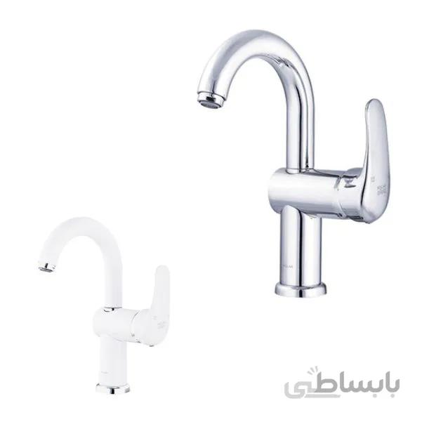 شیر روشویی علم دار کلار مدل دریا