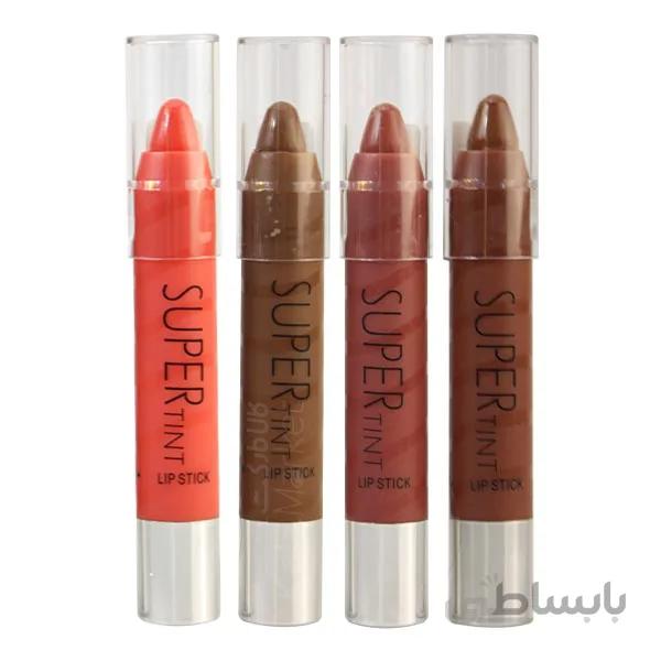ست ۴ تایی رژ لب شمعی زئوس کد ۲ (Z’use Super Tint Lipstick Code 02)