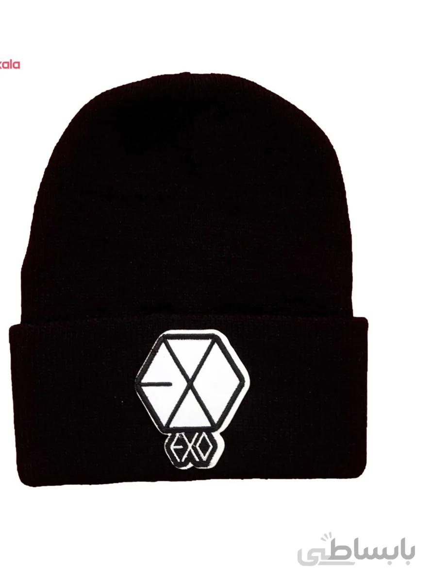 کلاه بافتنی طرح گروه موسیقی Exo