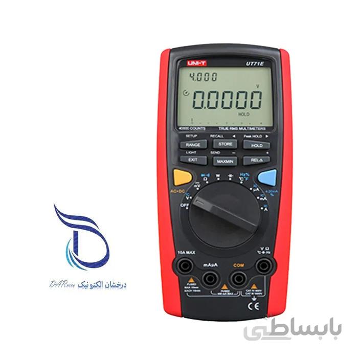 مولتی متر دیجیتال یونیتی UT71E ا Middle Size Intelligent Digital Multimeter UT71E UNI-T