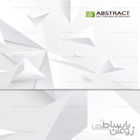 وکتور بکگراند انتزاعی چند وجهی