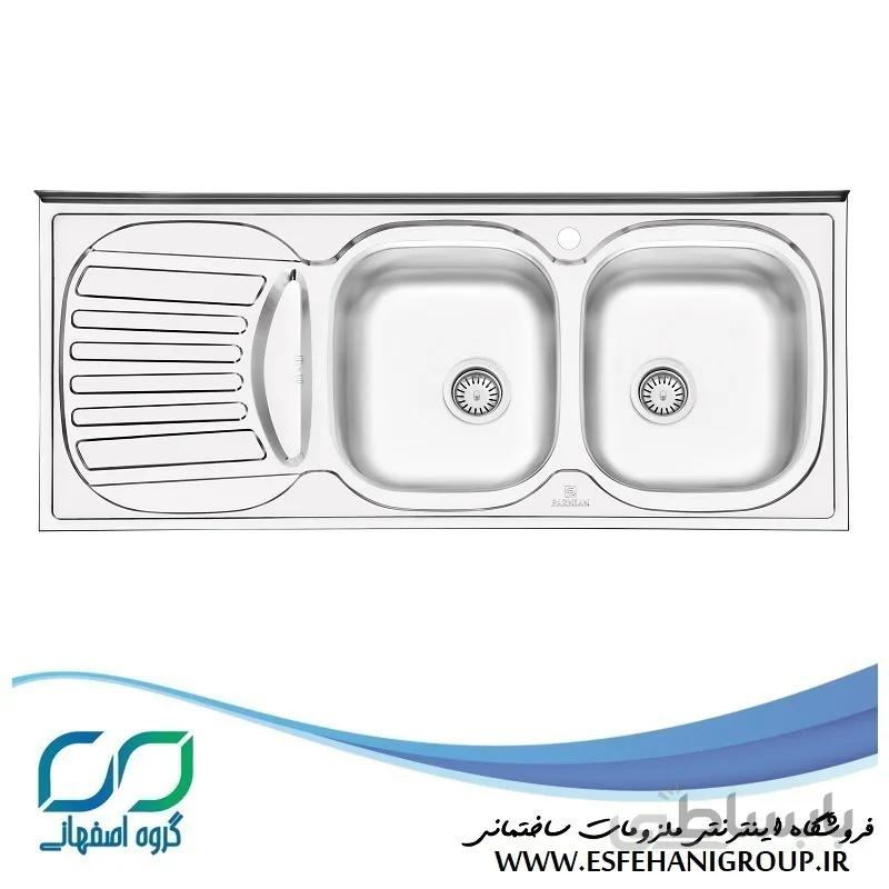 سینک پرنیان استیل کد 2106 روکار