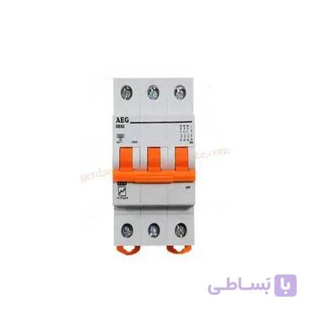 فیوز مینیاتوری سه فاز 40 آمپر AEG تیپ B — تصویر 1