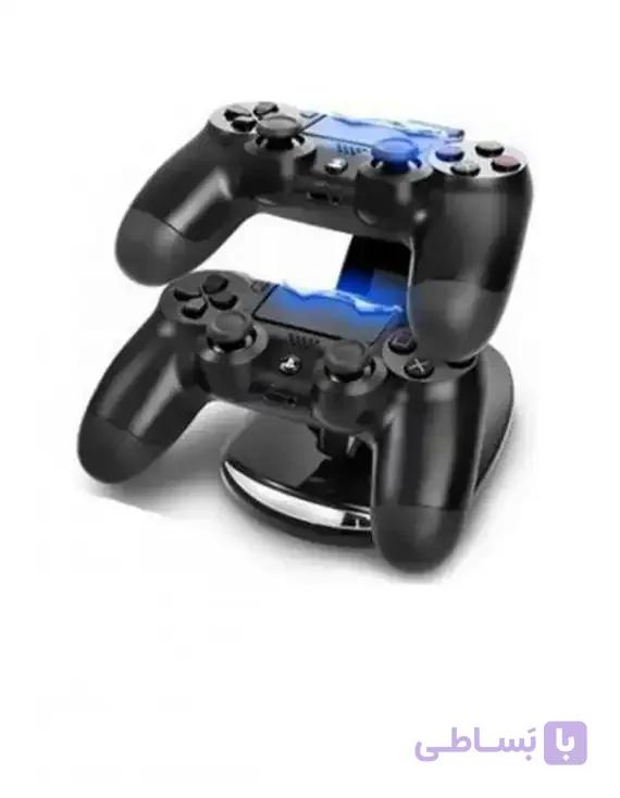 خرید شارژر دوتایی DualShock 4 همراه با چراغ LED