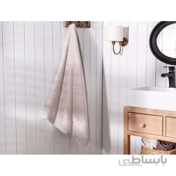 حوله حمام مدل Clarette Soft Gri مادام کوکو