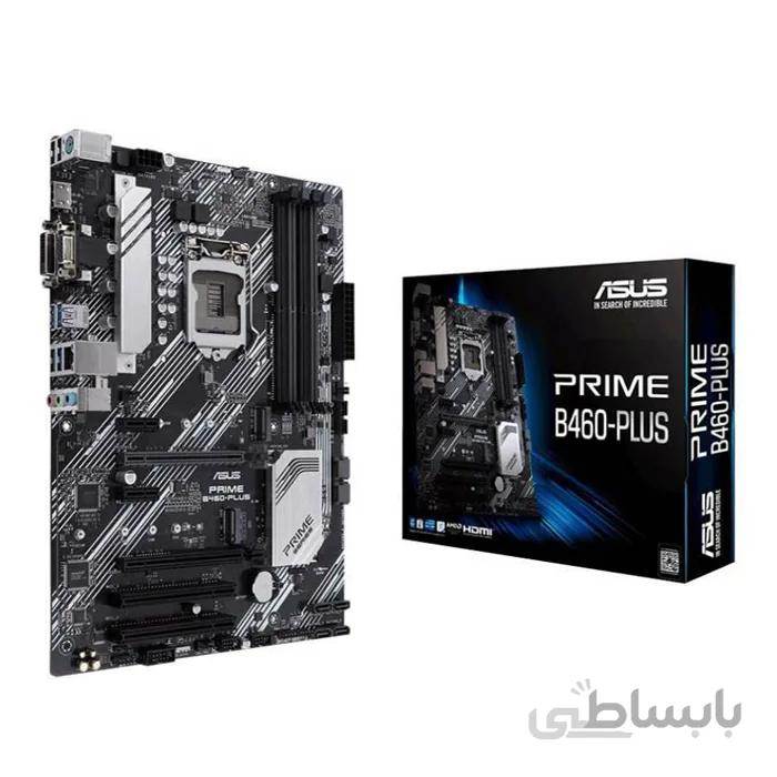 ASUS PRIME B460 PLUS LGA 1200 ATX Motherboard ا مادربرد ایسوس مدل PRIME B460 PLUS