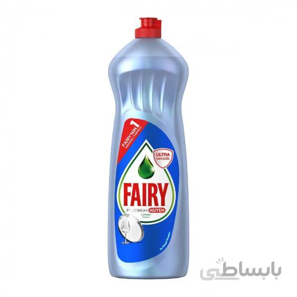 مایع ظرفشویی هایژن پلاتینیومی فیری لیمویی 1 لیتری Fairy