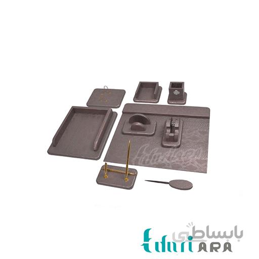 ست لوازم اداری رومیزی طرح پوست ماری کد 520