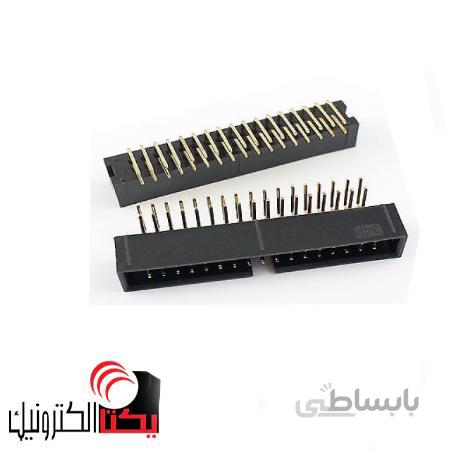باکس هدر 34 پین نری رایت انگل 2.54میلیمتر
