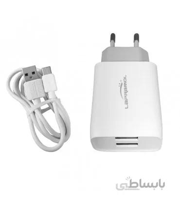 شارژر فست لاپرامول مدل LP-C47 به همراه کابل تایپ سی