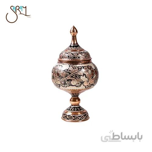 شکلات خوری یا گز خوری مسی الماس تراش مدل 3901