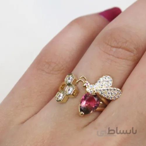 انگشتر زنبور و کندو فری سایز