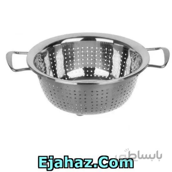 آبکش استیل یونیک دسته دار سایز 36