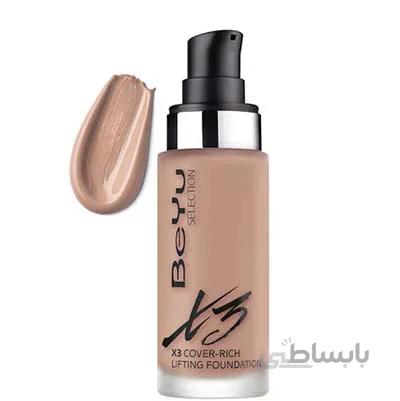 کرم پودر کاور ریچ لیفتینگ بیو ۸۴ / Beyu X3 Cover_Rich Lifting Foundation