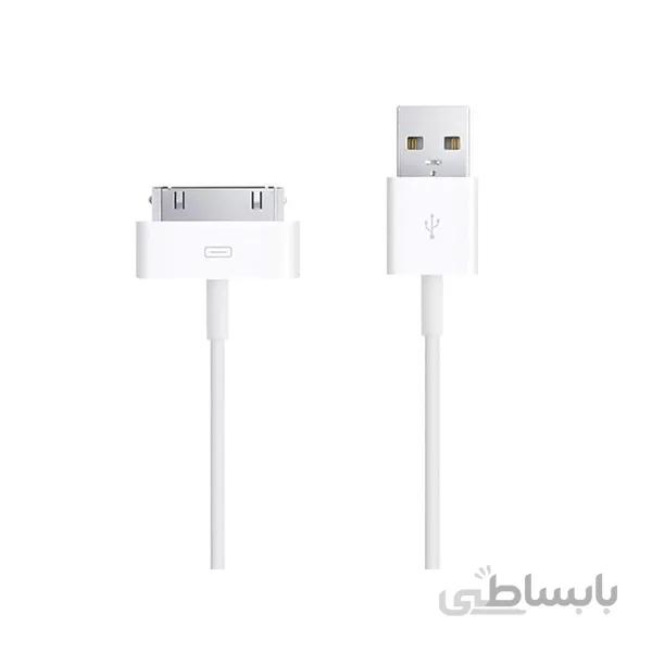 کابل اصلی شارژ آیفون Apple iphone 30 Pin to USB Cable 4/4s