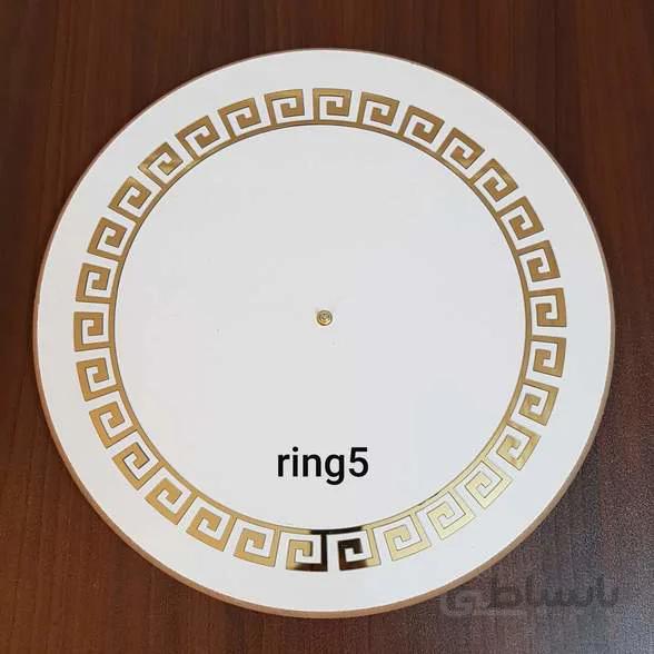 رینگ طلایی ساعت کد ring5