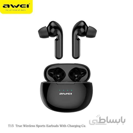 هدفون بی سیم اوی مدل AWEI T15 ا AWEI T15 Wireless Headphone
