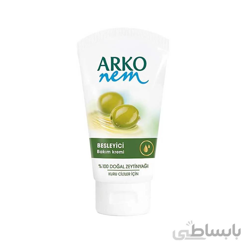 کرم دست وصورت آرکو حاوی روغن زیتون در حجم 75میلی لیتر ا Arco hand and face cream contains 75 ml of olive oil