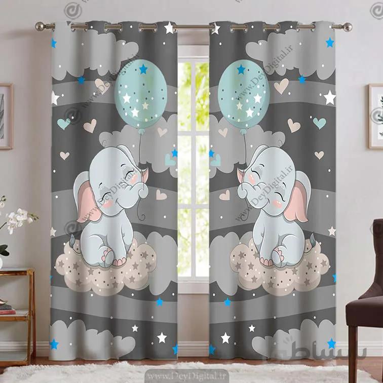 پرده چاپی فانتزی اتاق کودک PK-4935