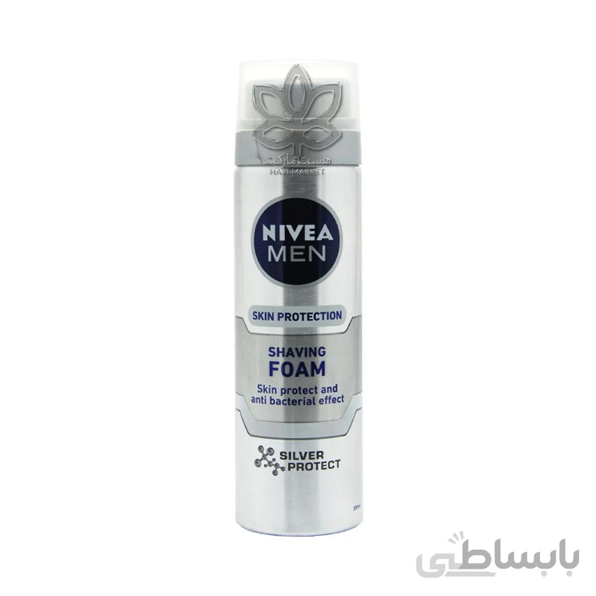 فوم اصلاح اسکین پروتکشن ( آنتی باکتریال ) ۲۰۰ میل نیوآ – nivea