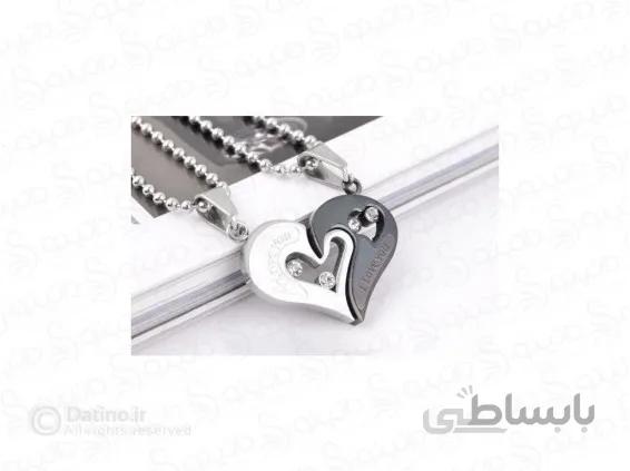 گردنبند جفت قلب دوستت دارم 13799
