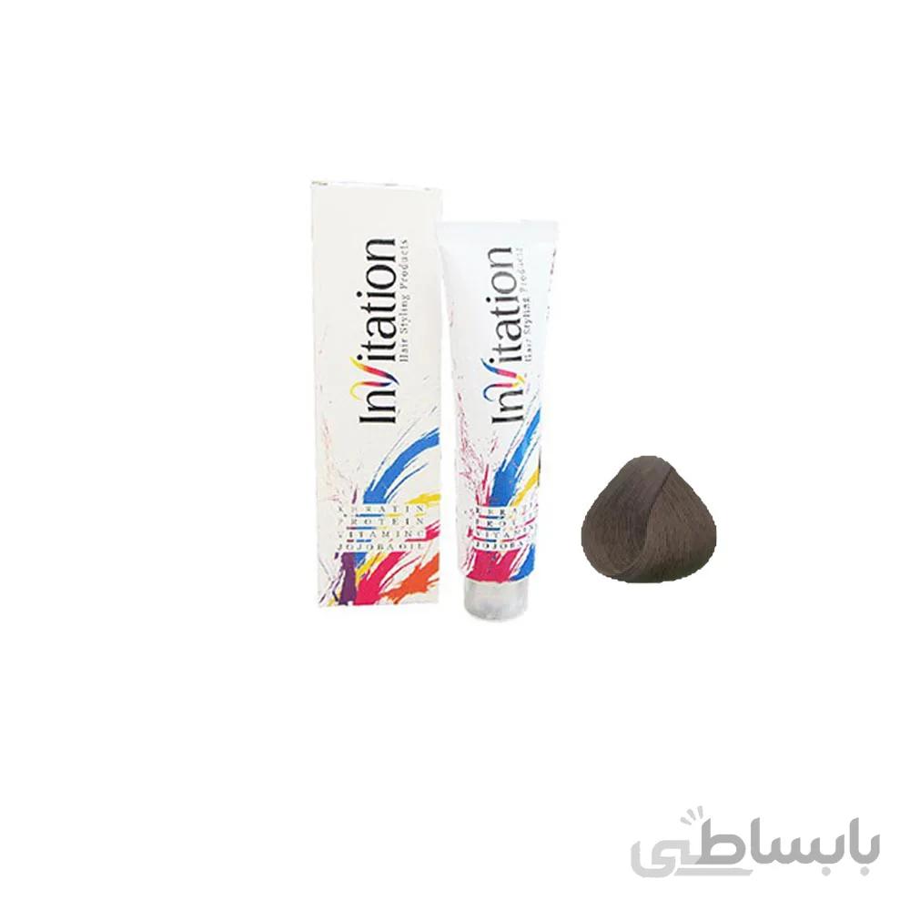 رنگ مو اینویتیشن شماره3 حجم 120 میلی لیتر رنگ قهوه ای تیره