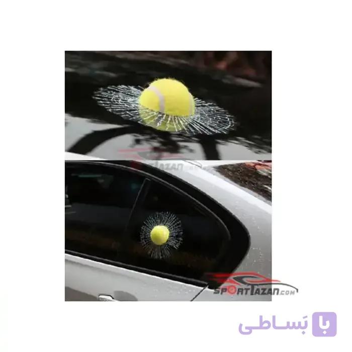 برچسب شکست شیشه و توپ خودرو (طرح های مختلف)