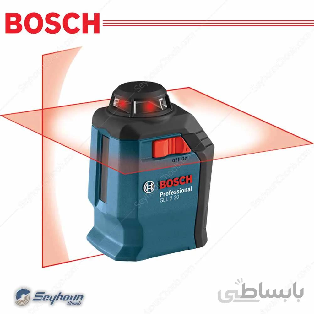 تراز لیزری خطی- 2 خط بوش مدل GLL2-20+BM3