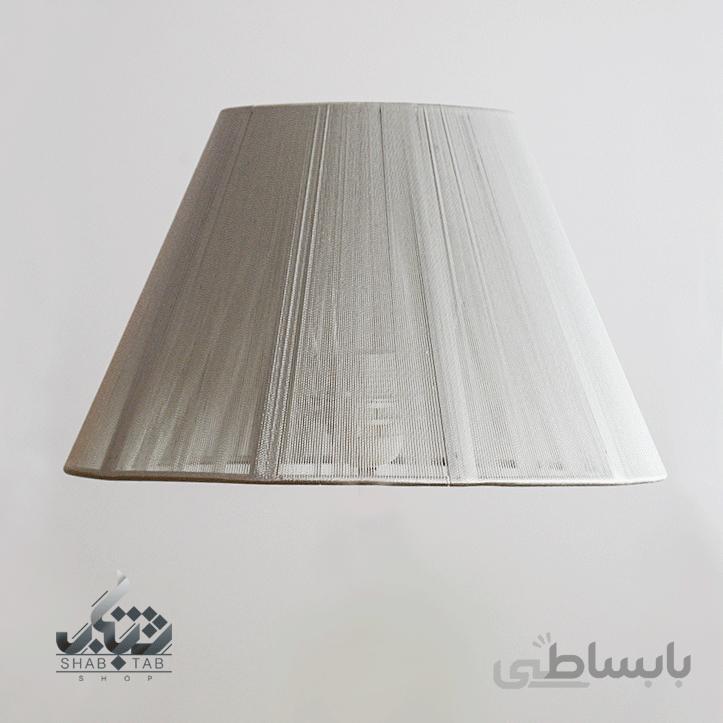 شید آباژور نخی نقره ای قطر 30 cm – سرپیچ E27