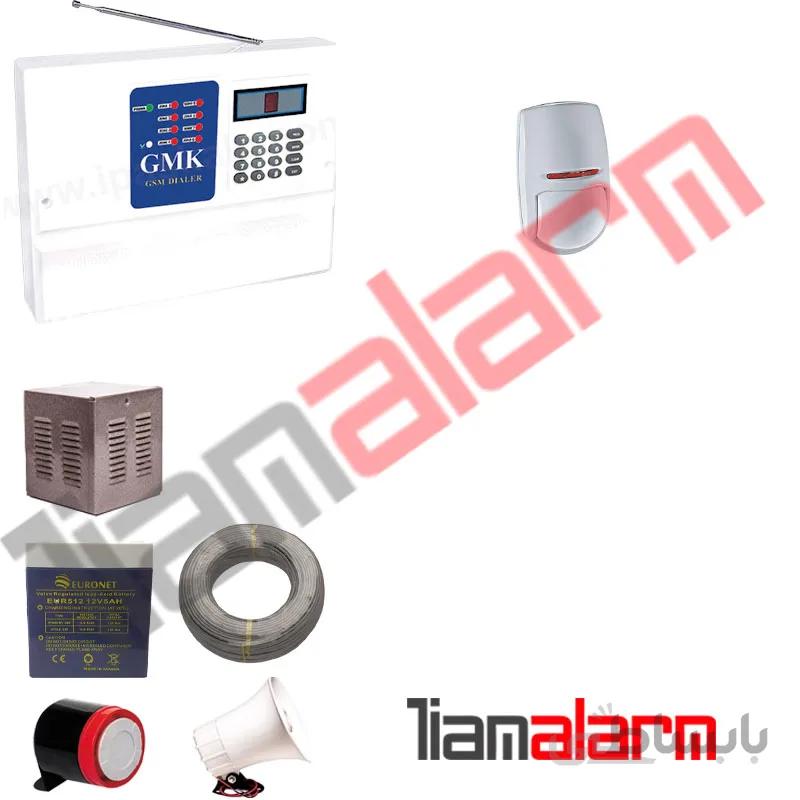 پکیج دزدگیر اماکن باسیم مدل جی ام کا تلفنی T1PY1