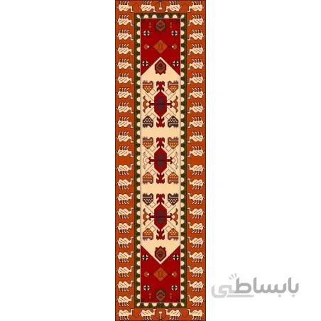 نخ و نقشه فرش درشت باف کد 12