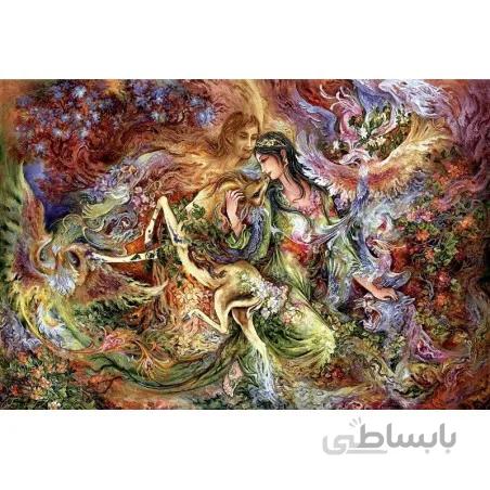 نخ و نقشه تابلو فرش مینیاتوری کد-8 تمنای وصال