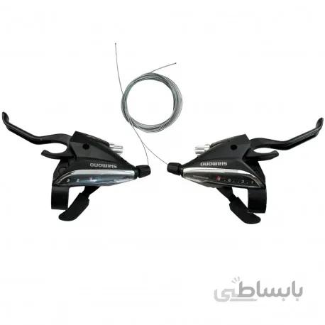 دسته دنده کلاجدار دوچرخ طرح شیمانو مدل A 8SP - بسته 2 عددی