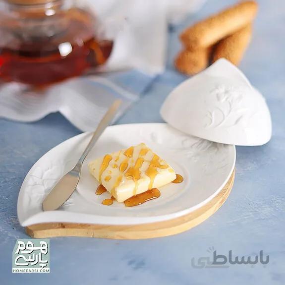 کره خوری سرامیکی طرح برگ