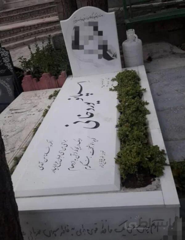 سنگ قبرنانو باغچه دار کد14