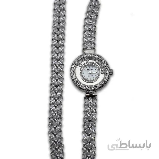 ساعت مچی زنانه نگین دار چوپارد / CHOPARD