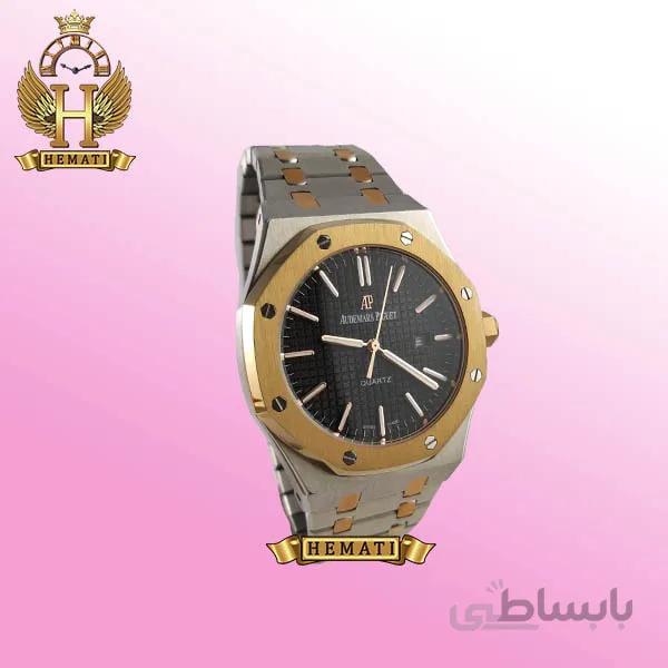 ساعت مردانه تک موتوره اودمار پیگه Audemars Piguet Royal Oak ap1106 نقره ای رزگلد