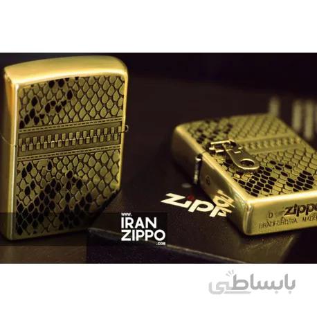 فندک اصل زیپو مدل 9711 | ژاپن | پوست ماری