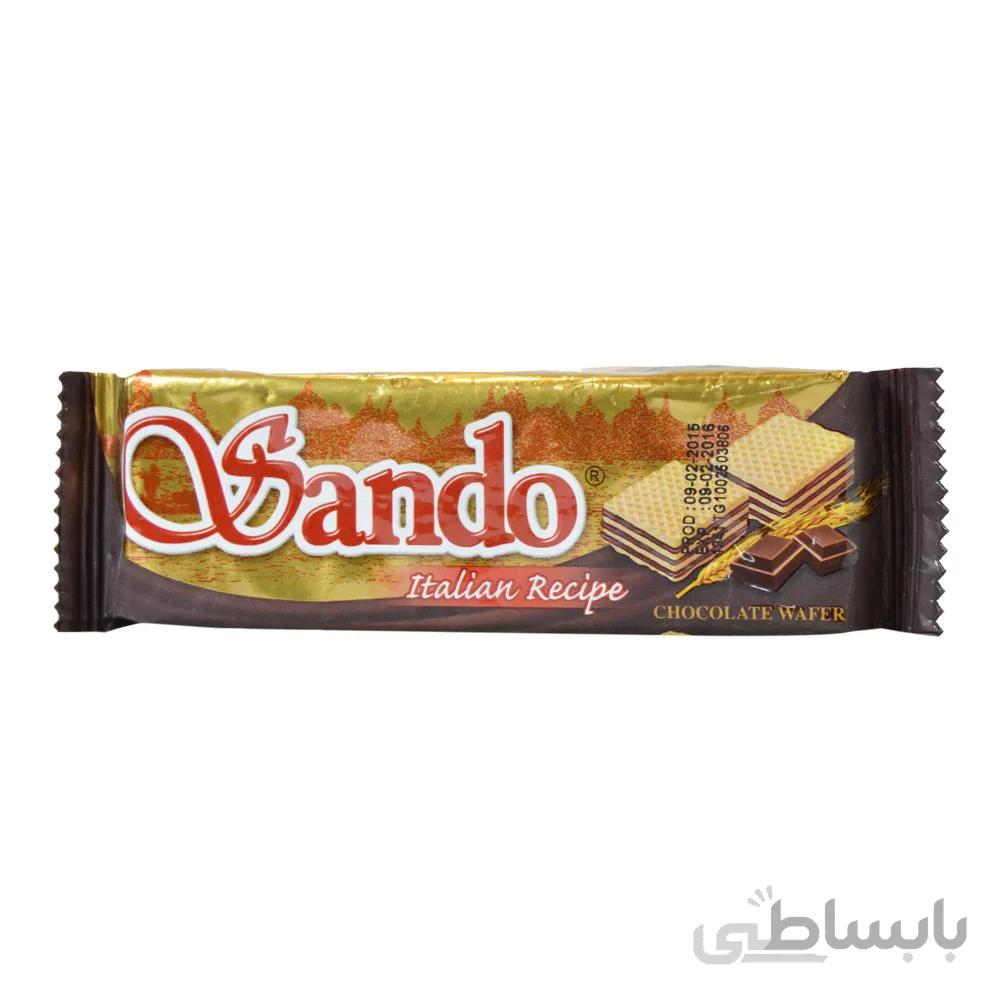 ویفر شکلاتی ساندو sando