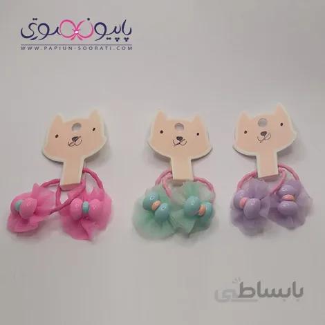 کش مو جفتی بچه گانه پاپیونی