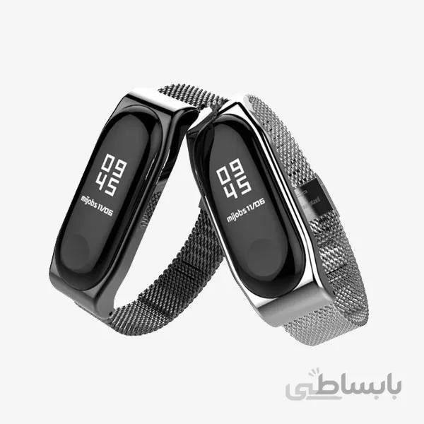 بند فلزی مچ بند هوشمند شیائومی مدل Mi Band 3