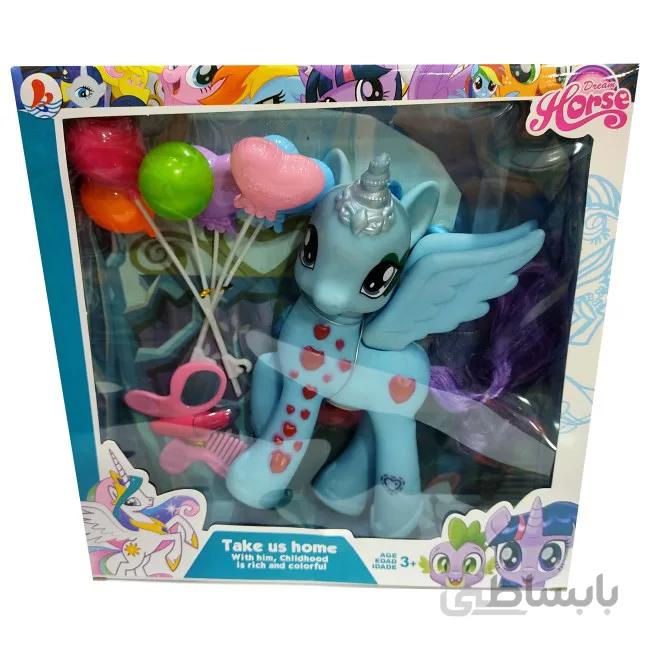 عروسک اسب پونی بالدار موزیکال بادکنکی My Little Pony_اسباب بازی
