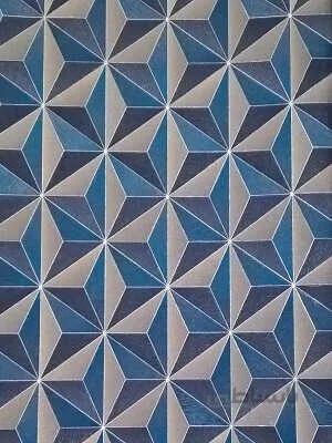 کاغذدیواری سه بعدی d5718 - کاغذدیواری طرح هندسی