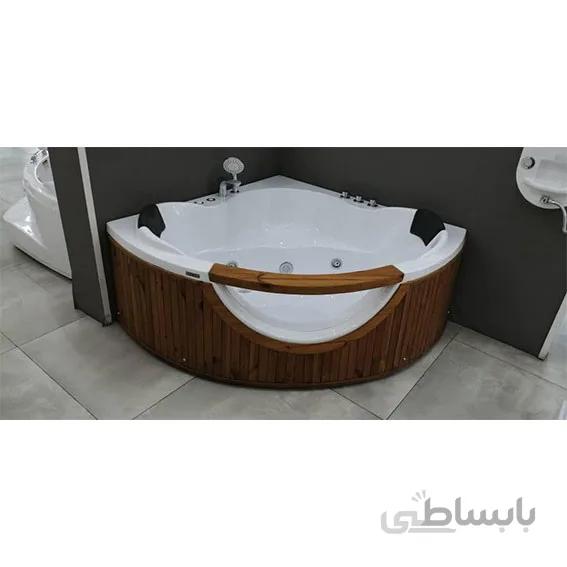 وان حمام Tenser تنسر مدل T208 سایز 61*133*133 (پنل دور سفید)