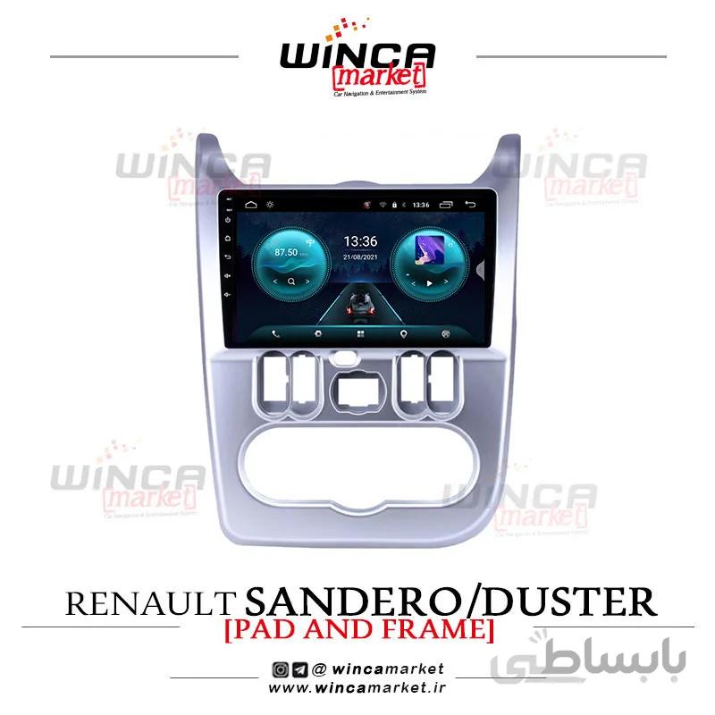 مانیتور فابریک رنو داستر و ساندرو سری اس S400 پلاس WINCA وینکا مدل RS855