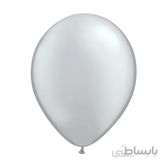بادکنک نقره ای سایز 12 اینچ