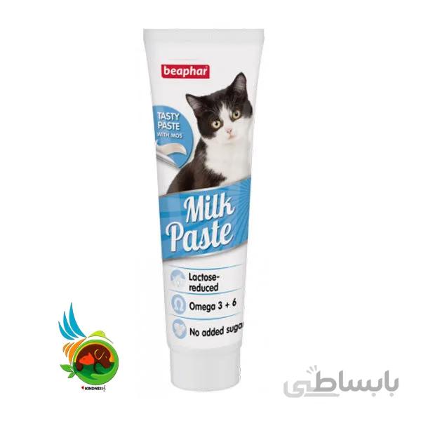 اسنک خمیری با طعم شیر بیفار – Beaphar Milk Oil Paste