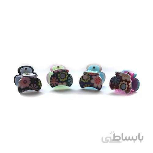 کلیپس مو گلدار سایز کوچک کد N04
